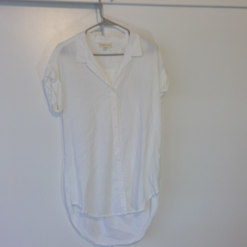 Cloth & Stone White Blouse